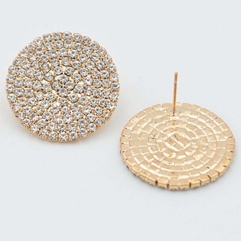 CIRCLE SHAPE FORMAL EARRINGS