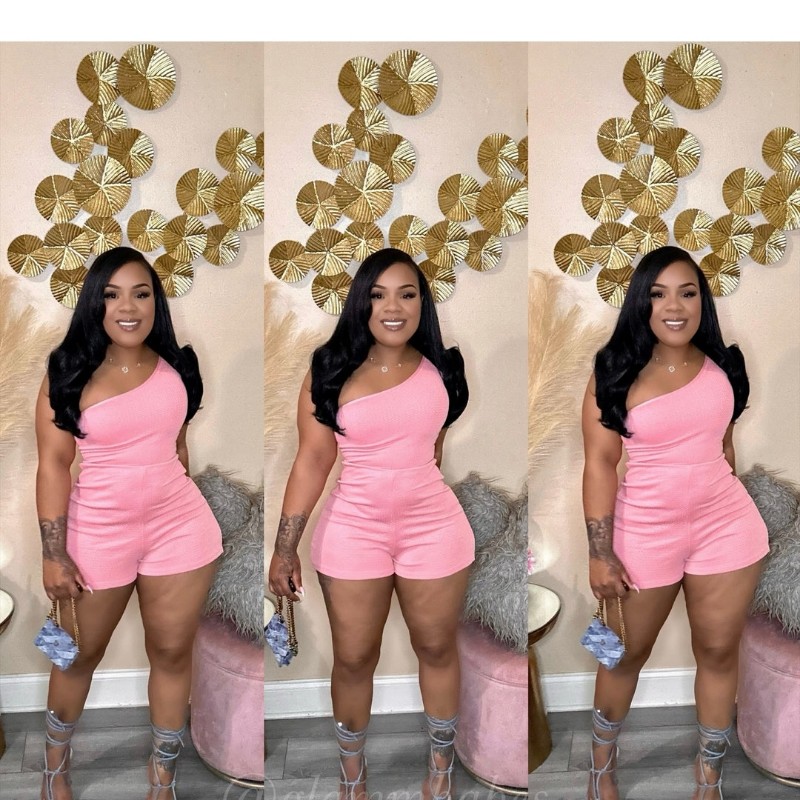 ONE SHOULDER ROMPER