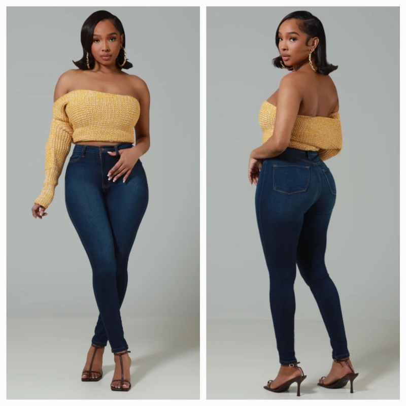 skinny jeans , dark denim